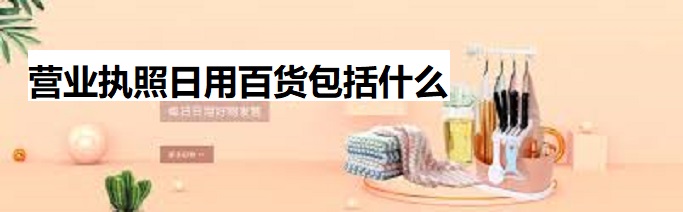 營(yíng)業(yè)執(zhí)照日用百貨包括什么？（最新詳細(xì)介紹）