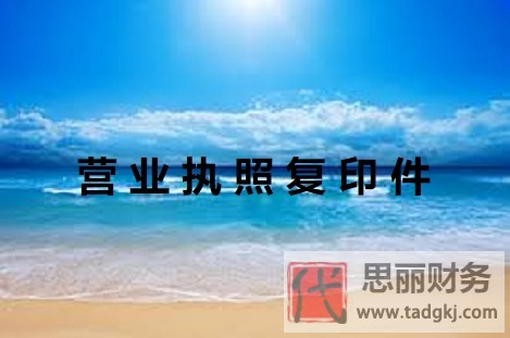 營業(yè)執(zhí)照復印件的作用？（詳細用途說明）