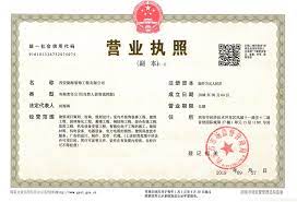 營業(yè)執(zhí)照副本電子版
