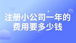 注冊小公司一年費用要多少？（詳細花費說明）