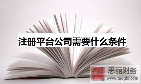 注冊(cè)平臺(tái)公司需要什么條件？