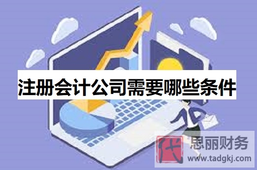 注冊會計公司需要哪些條件？