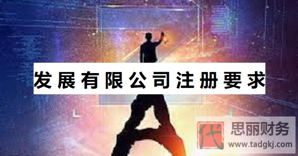 發(fā)展有限公司注冊要求是什么？