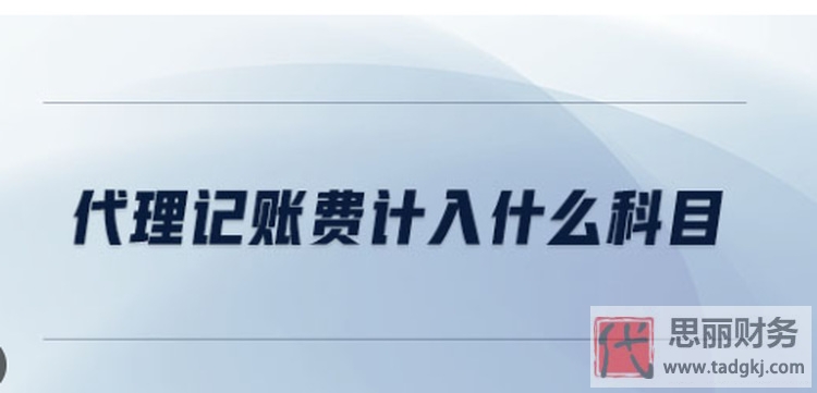 代理記賬費(fèi)用計(jì)入什么科目？（合理全面分析）