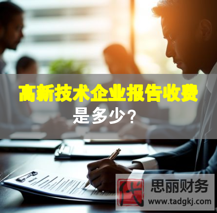 高新技術(shù)企業(yè)報(bào)告收費(fèi)是多少？