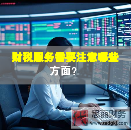財(cái)稅服務(wù)需要注意哪些方面？