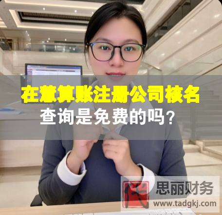 在慧算賬注冊(cè)公司核名查詢是免費(fèi)的嗎？