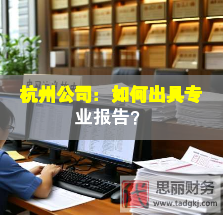 杭州公司：如何出具專業(yè)報告？