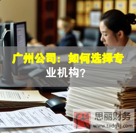 廣州公司：如何選擇專業(yè)機構(gòu)？