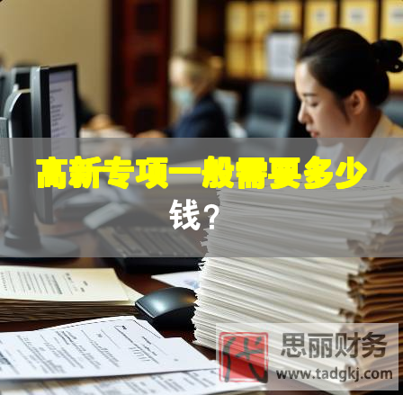 高新專項一般需要多少錢？