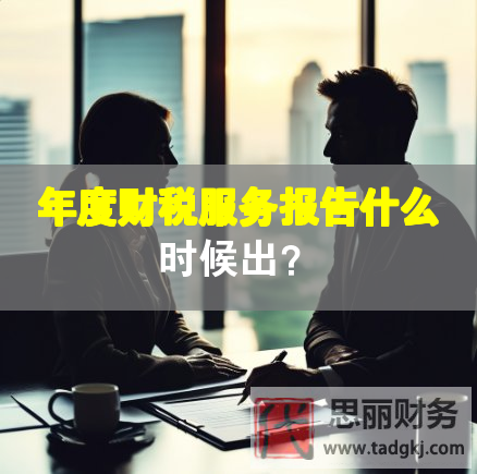 年度財稅服務報告什么時候出？